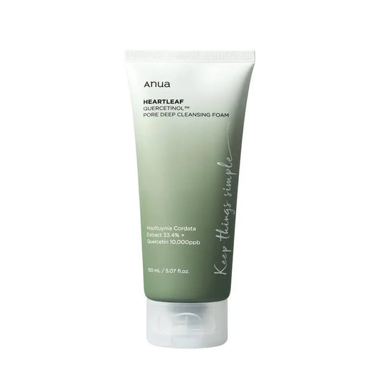 ANUA Heartleaf Deep Cleansing Foam Soothing & Pore Care Cleanser