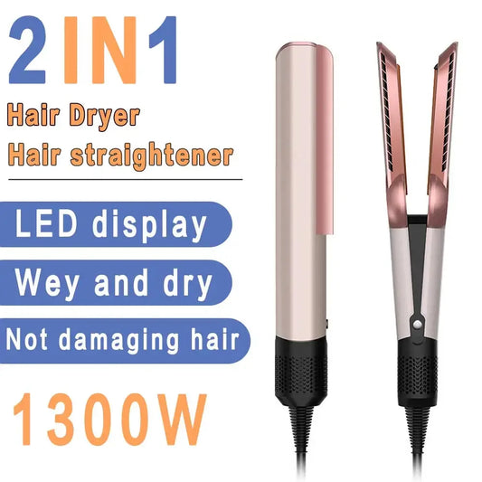 2-in-1 Professional Quick Dry Hair Dryer and Straightener