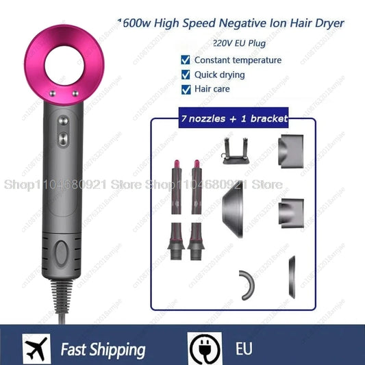 Leafless Hair Dryer New Professional With Flyaway Attachment