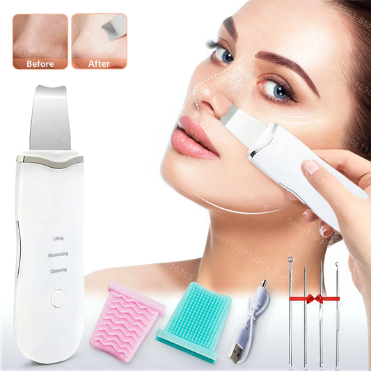 Electric Ultrasonic Skin Scrubber Vibration