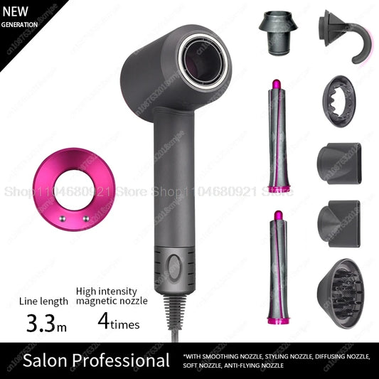 Leafless Hair Dryer New Professional With Flyaway Attachment